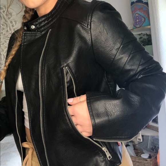 Levi's Jackets & Blazers - COPY - Levi straus & co • faux leather jacket
